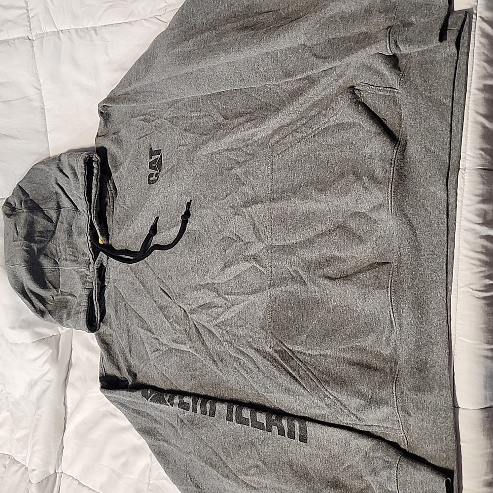 Cat Caterpillar Sweater Pullover Size 2XL Color Gray